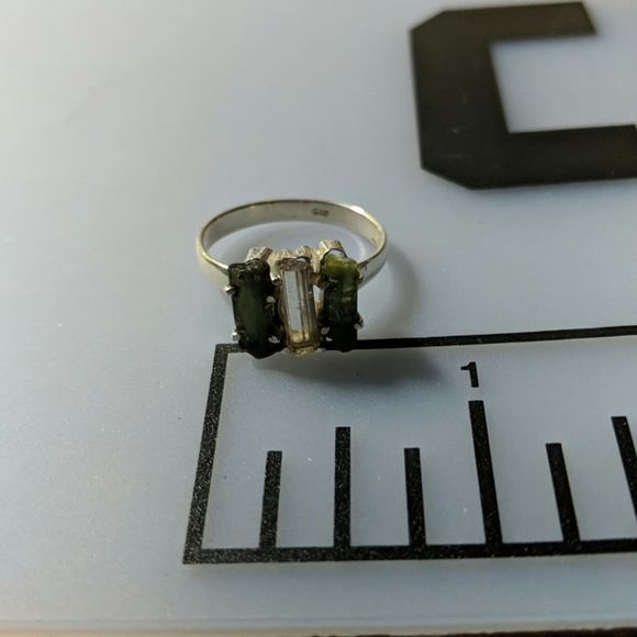 Green tourmaline ring - Picture 4 of 6